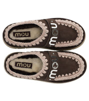 MOU BOUNCE METAL LOGO MOCHA CLOG