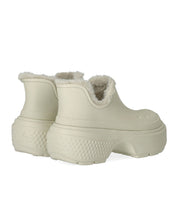 CROCS STOMP ECRÚ BOOTIE