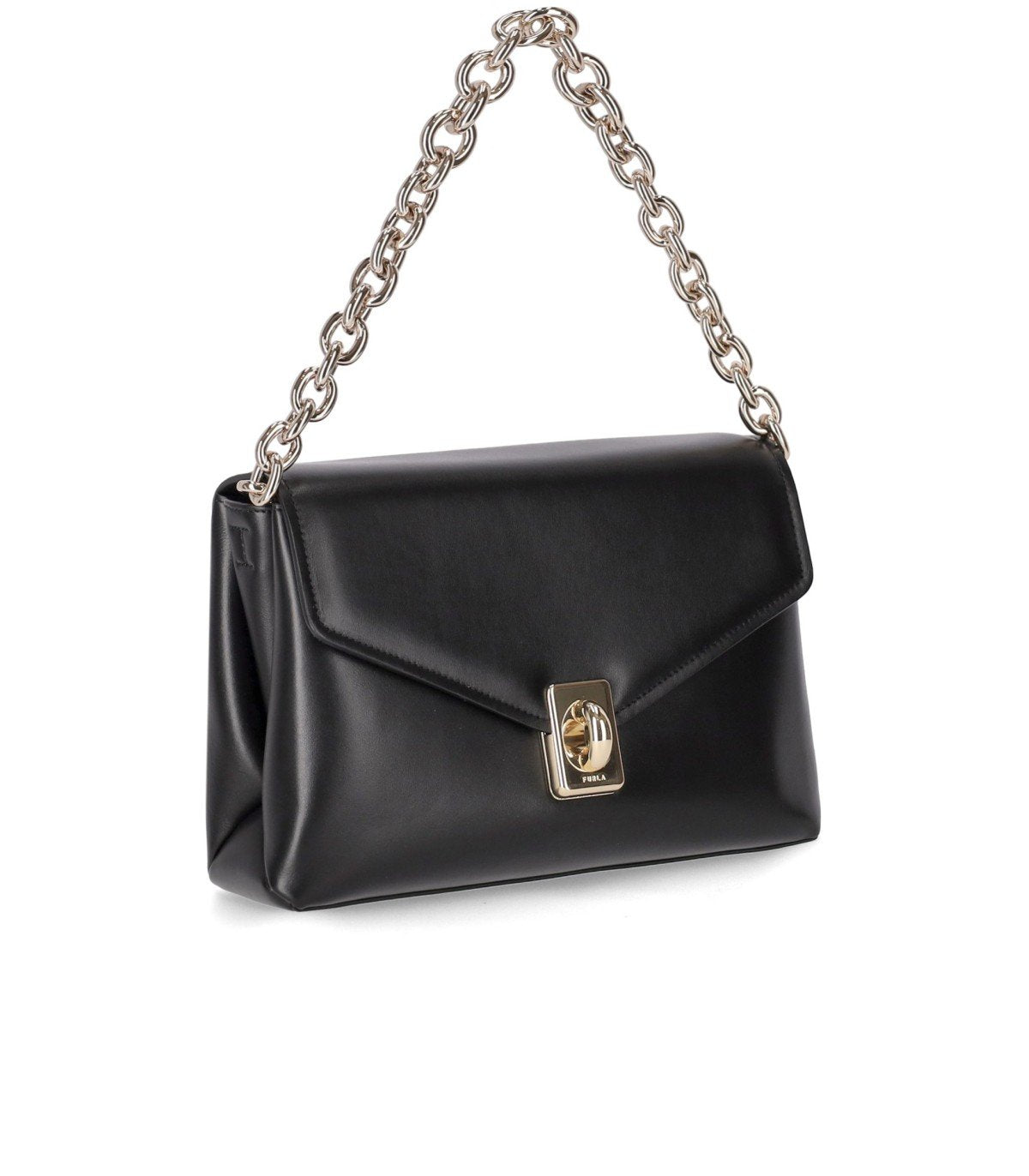 FURLA MERIDIANA M BLACK CROSSBODY BAG