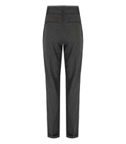 WHITE SAND DARK GREY HIGH WAISTED PANTS