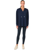 MAX MARA WEEKEND GIALLO BLUE HOODIE