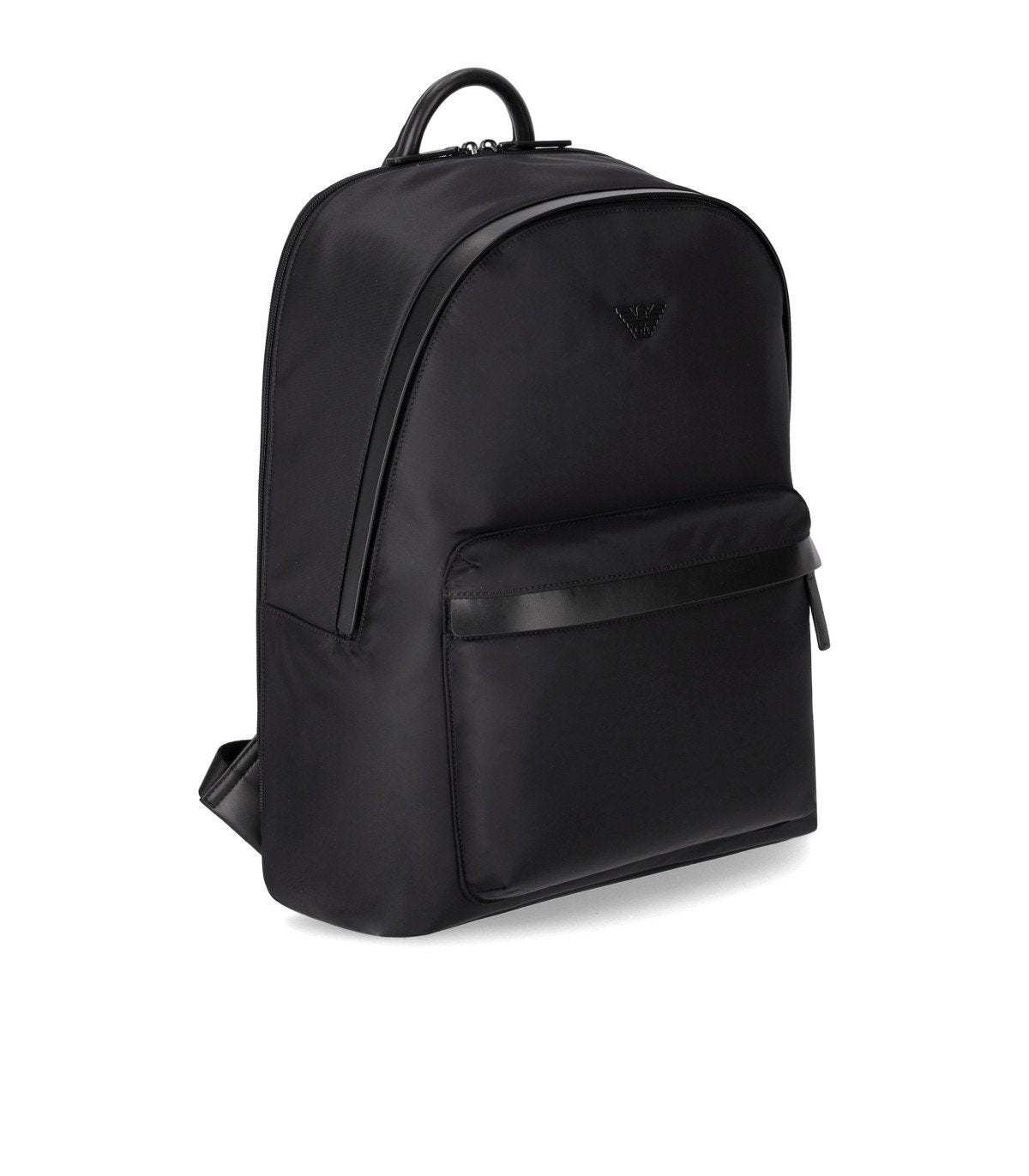 EMPORIO ARMANI BLACK NYLON BACKPACK