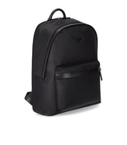 EMPORIO ARMANI BLACK NYLON BACKPACK