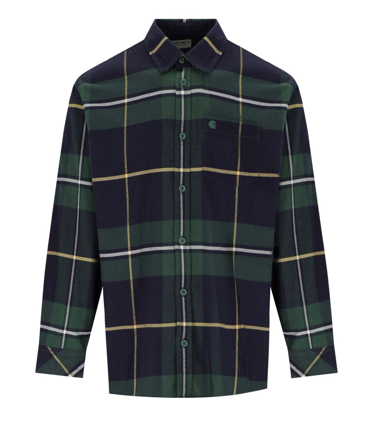 CARHARTT WIP L/S GARNETT CHECK SYCAMORE TREE SHIRT