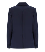 MAX MARA WEEKEND UVA BLUE SINGLE-BREASTED BLAZER
