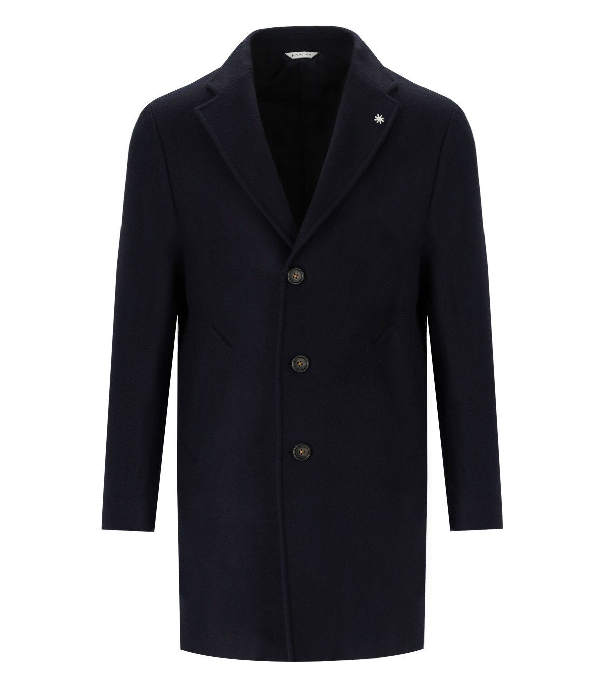 MANUEL RITZ BLUE SINGLE BREASTED COAT
