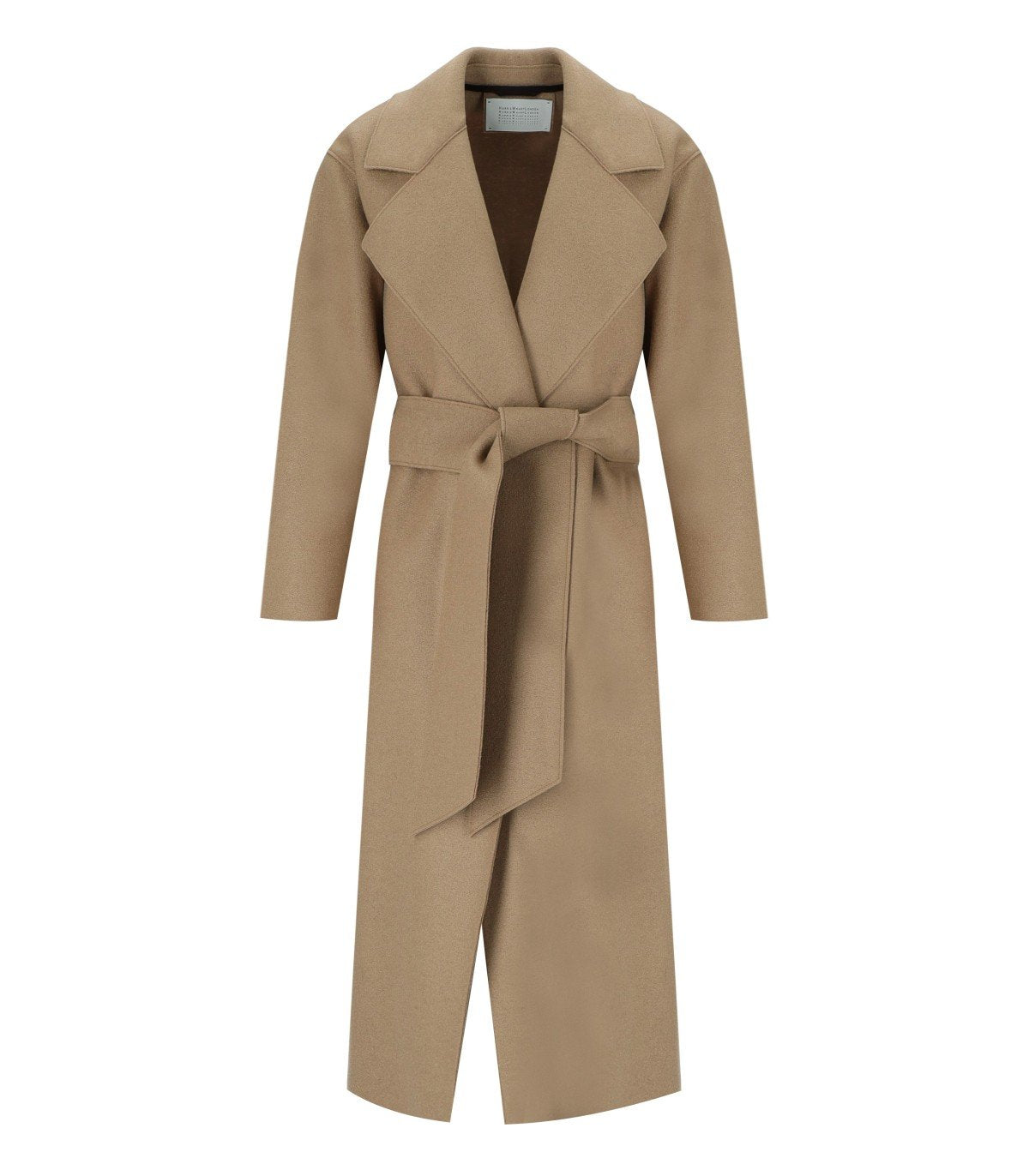 HARRIS WHARF LONDON CAMEL COAT WITH BELT – FerrarisBoutique