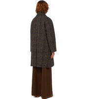 CAPPOTTO PITONE CIOCCOLATO MAX MARA WEEKEND
