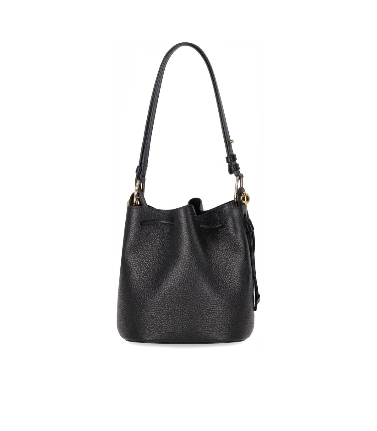 FURLA SFERA MINI BLACK BUCKET BAG