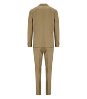 ABITO MONOPETTO GESSATO BEIGE MANUEL RITZ