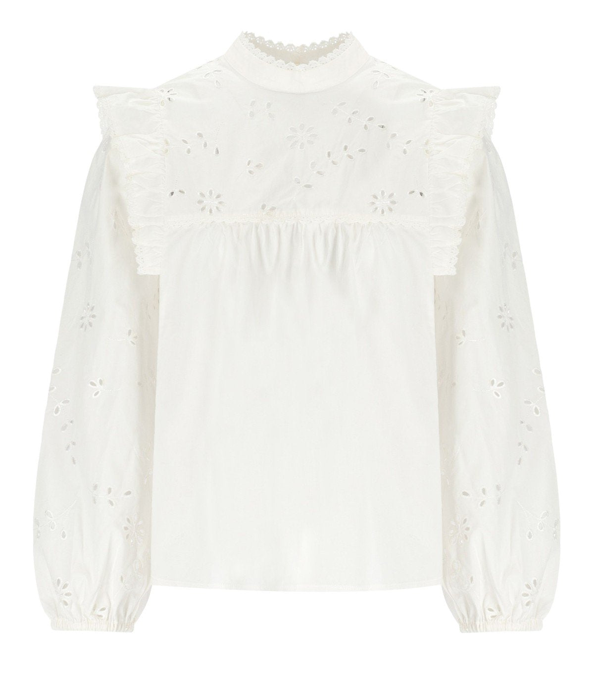 MAX MARA WEEKEND TADDEO WHITE BLOUSE