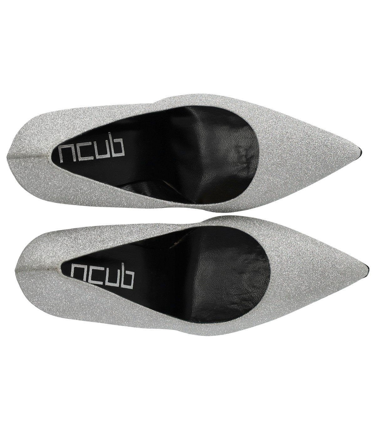 NCUB GABA ZILVER GLITTER PUMP