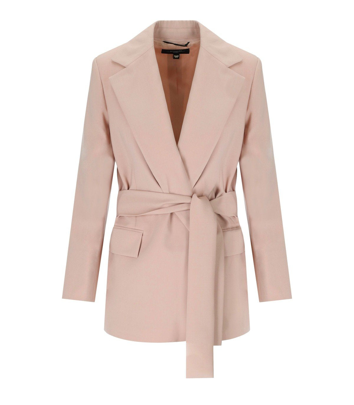 ジャケット・アウター Max Mara Blush Pink Front Belted Jacket MAX MARA WEEKEND TESO PINK BELTED BLAZER – FerrarisBoutique