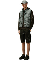 BERMUDA CARGO LIGHT FLEECE NERO C.P. COMPANY