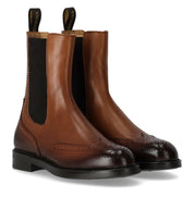 DOUCAL'S DECO' BROWN CHELSEA BOOT