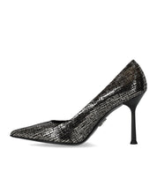 SERGIO LEVANTESI MUSA BLACK SILVER PUMP