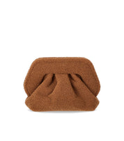 THEMOIRè GEA CORAL SPONGE TOFFEE CLUTCH BAG
