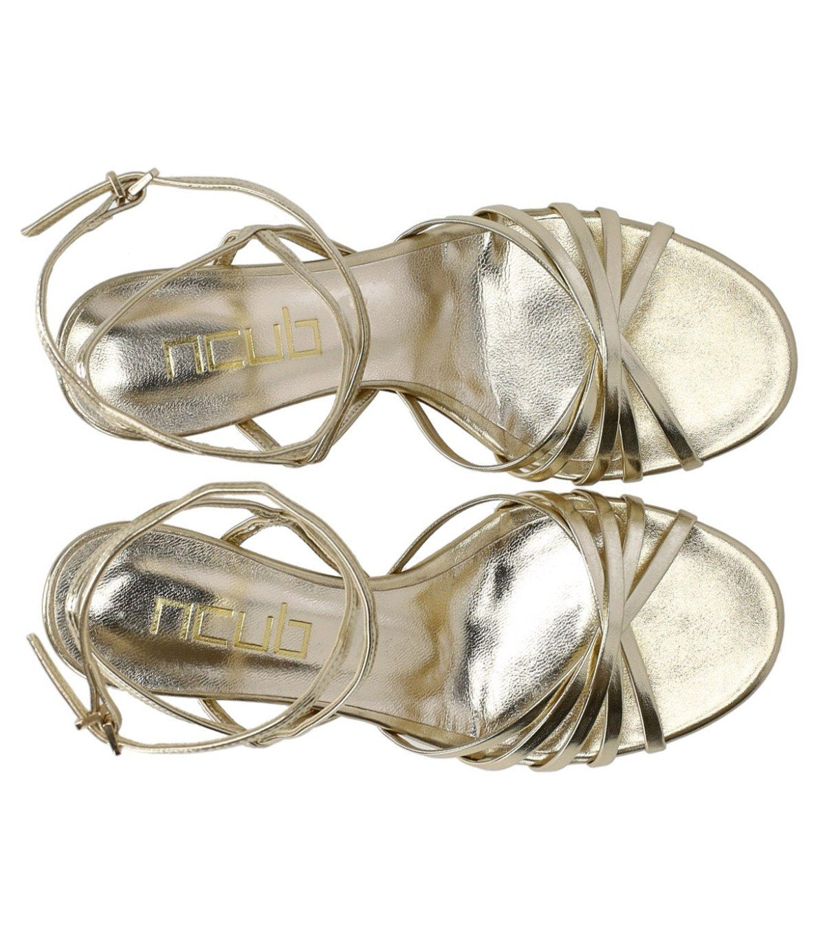 SANDALO CON TACCO MAMY PLATINO NCUB