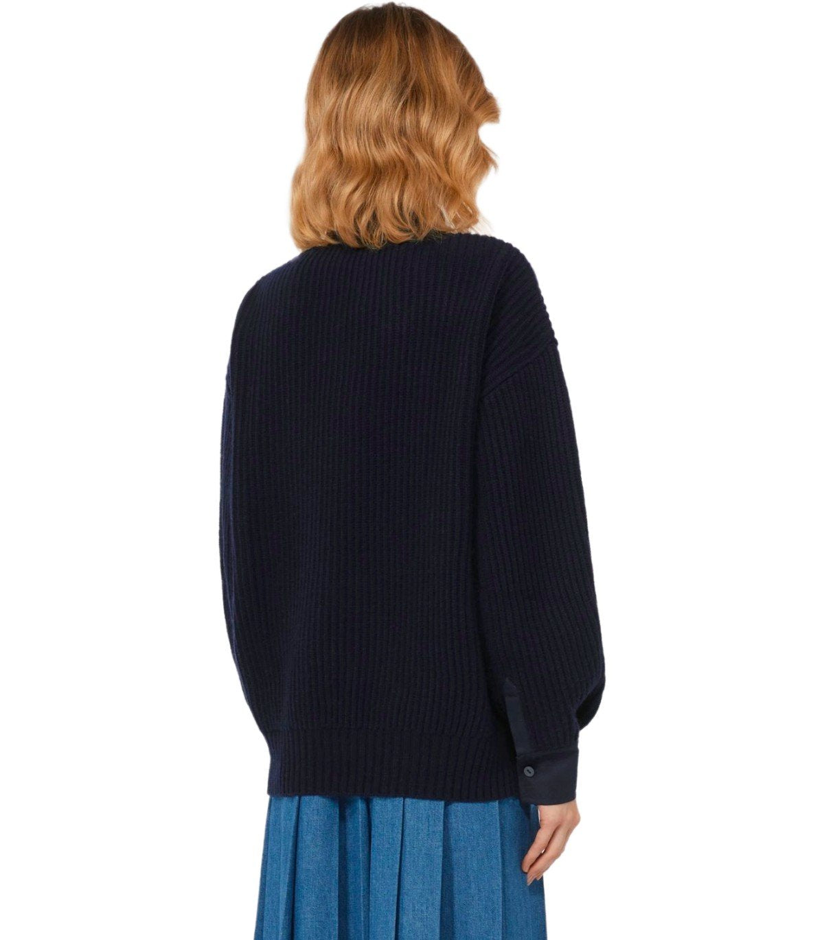 MAGLIONE POLO VANDA BLU MAX MARA WEEKEND