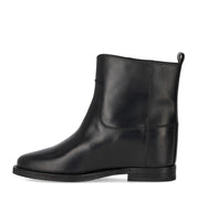 VIA ROMA 15 SANTA MONICA BLACK ANKLE BOOT WITH BUTTONS