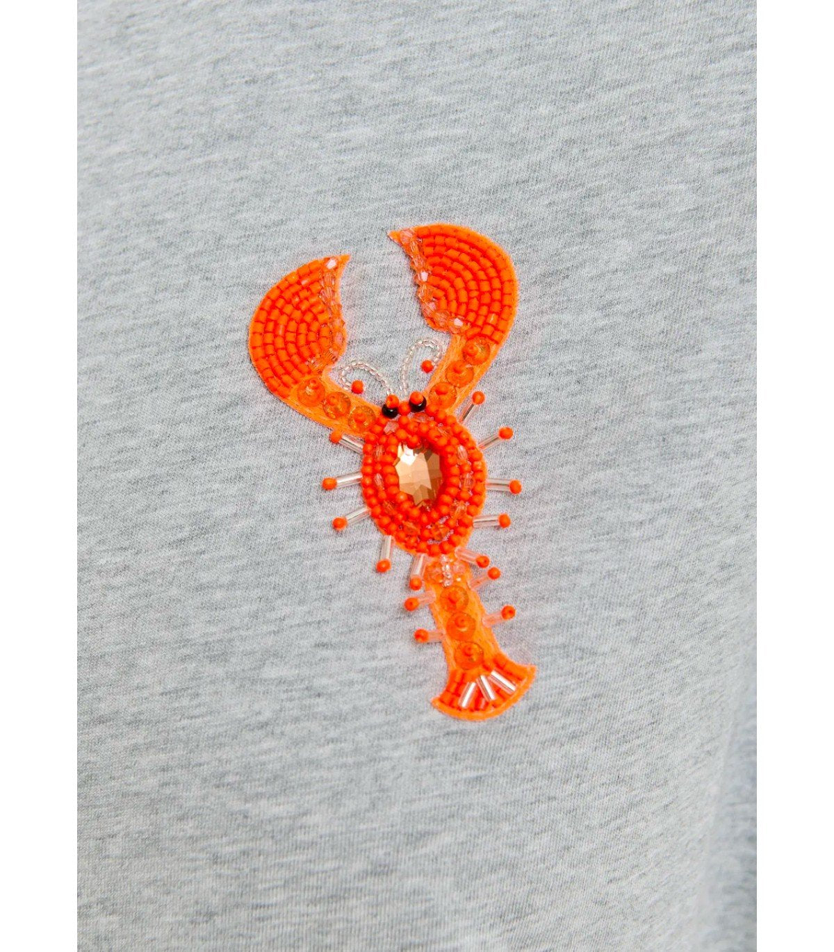 ESSENTIEL ANTWERP HOBSTER GREY T-SHIRT