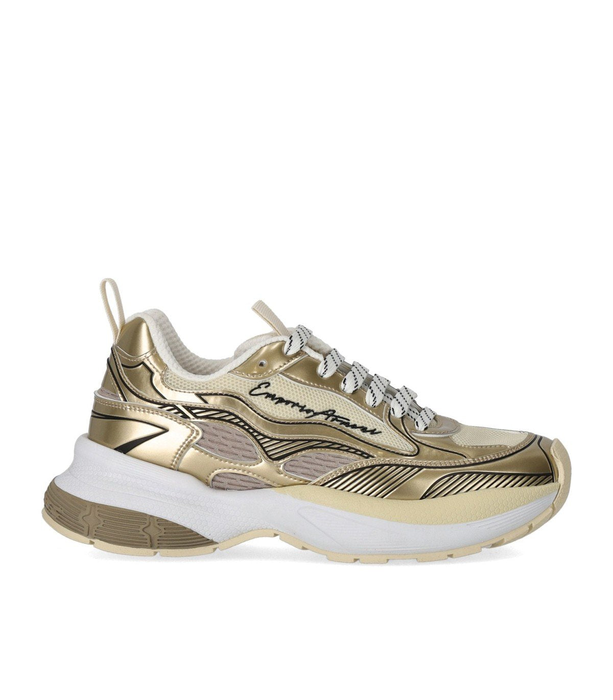 EMPORIO ARMANI GOLD SNEAKER