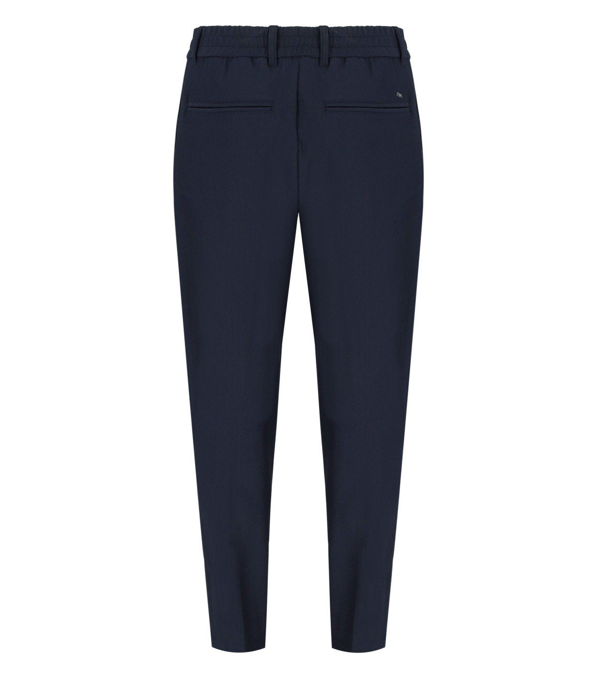 EMPORIO ARMANI BLUE RIBBED PANTS