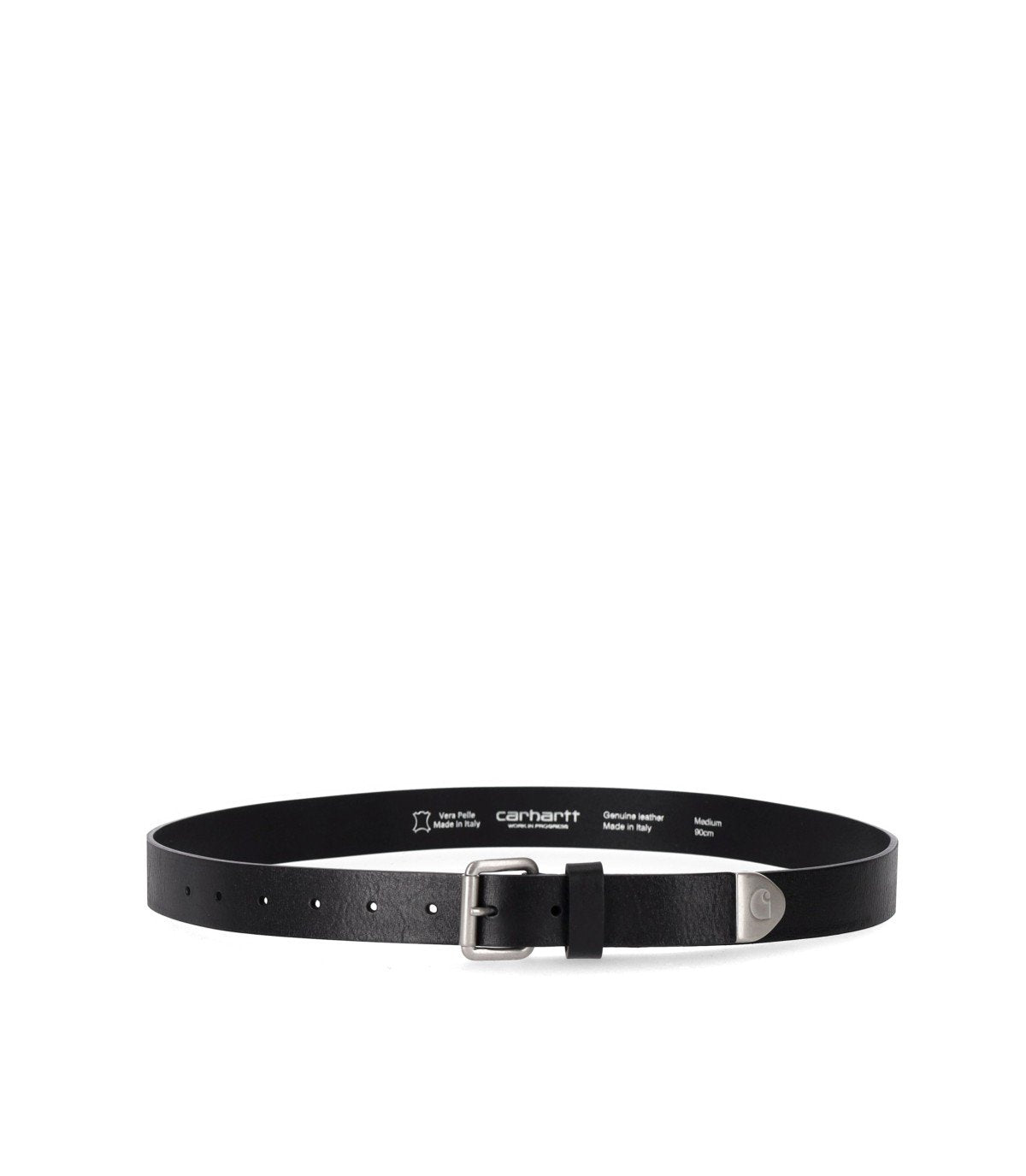 CARHARTT WIP JUKE BLACK GUN METAL BELT