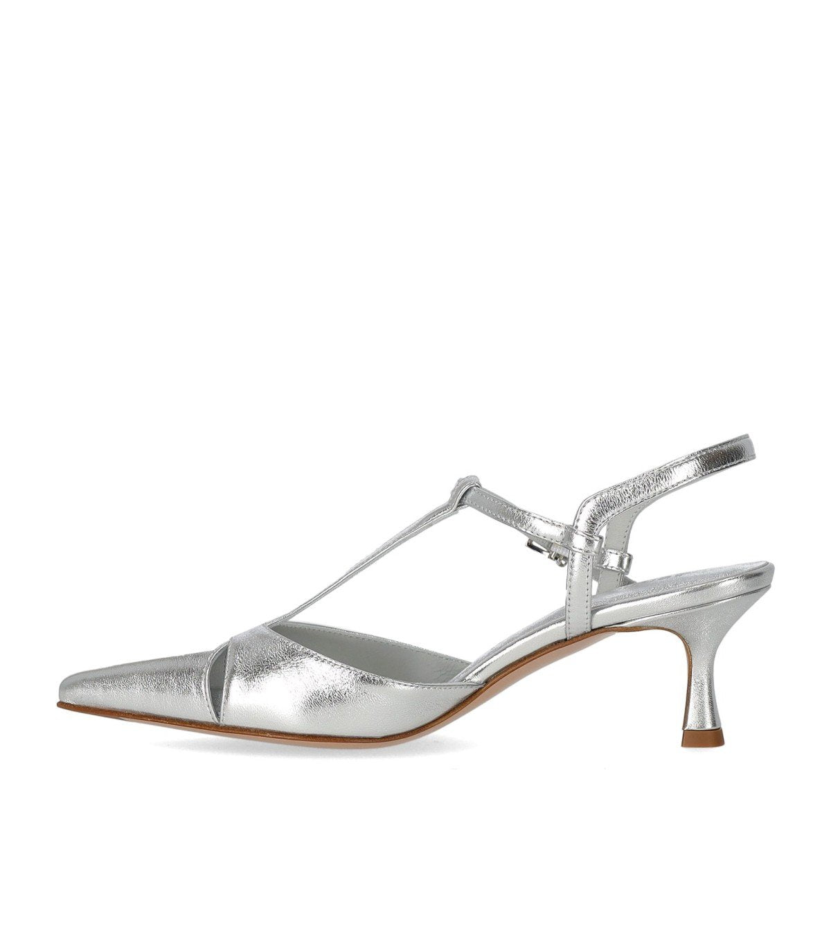 ZAPATO DE TACÓN SLINGBACK EDVIGE PLATA SERGIO LEVANTESI
