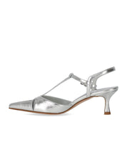 ZAPATO DE TACÓN SLINGBACK EDVIGE PLATA SERGIO LEVANTESI
