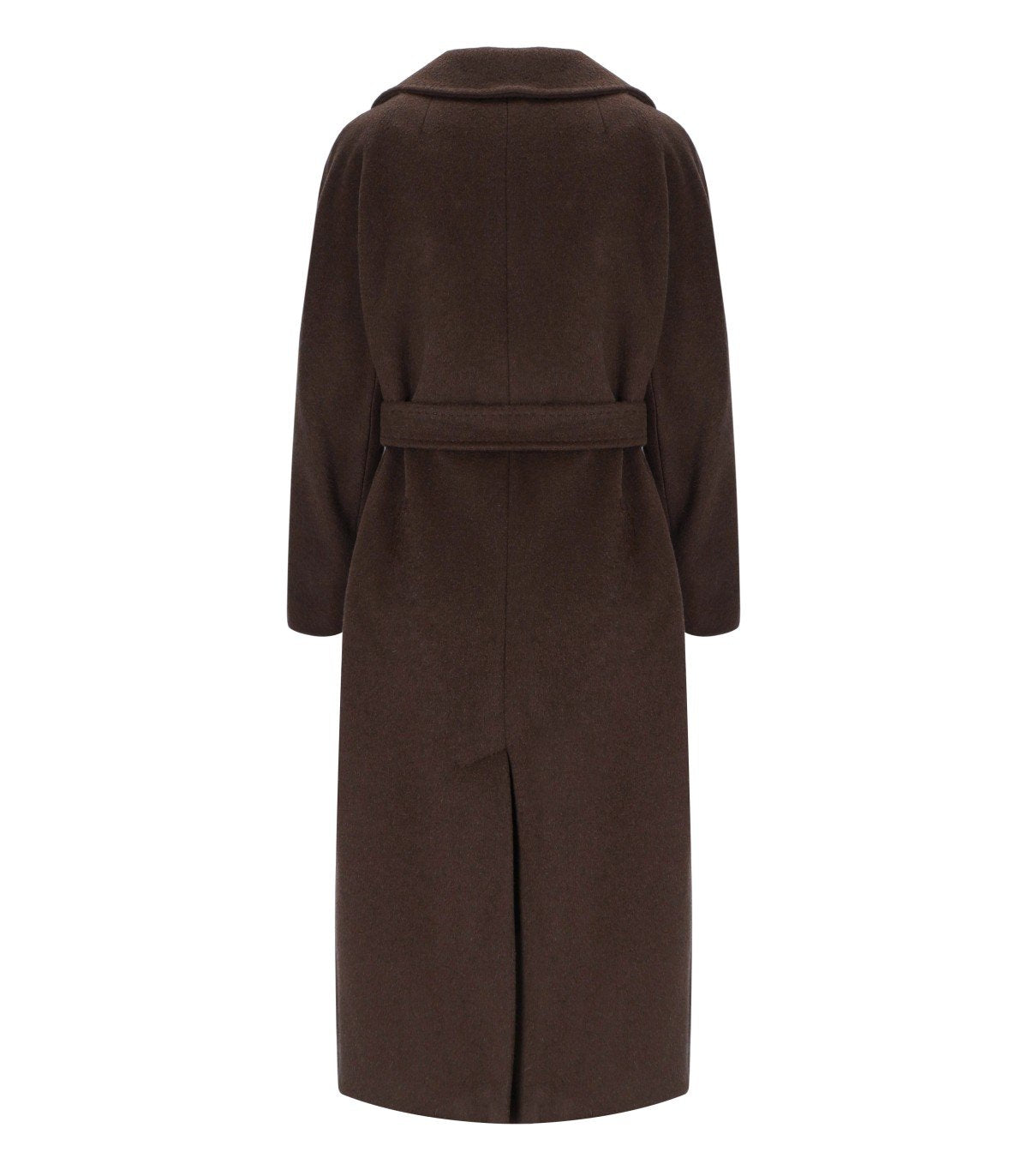 CAPPOTTO CON CINTURA TEMPERA CIOCCOLATO MAX MARA WEEKEND