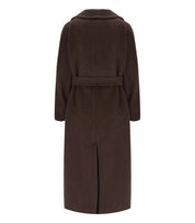 CAPPOTTO CON CINTURA TEMPERA CIOCCOLATO MAX MARA WEEKEND