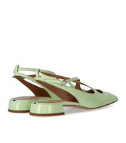 A.BOCCA TWO FOR LOVE LIGHT GREEN SLINGBACK PUMP