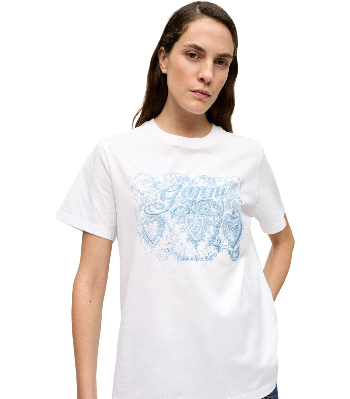 T-SHIRT TATTOO BIANCA GANNI