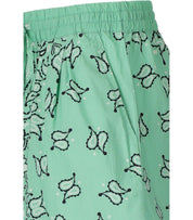 ESSENTIEL ANTWERP HISSELS ACQUA GREEN SHORTS