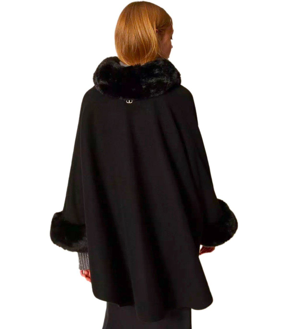 TWINSET BLACK CAPE