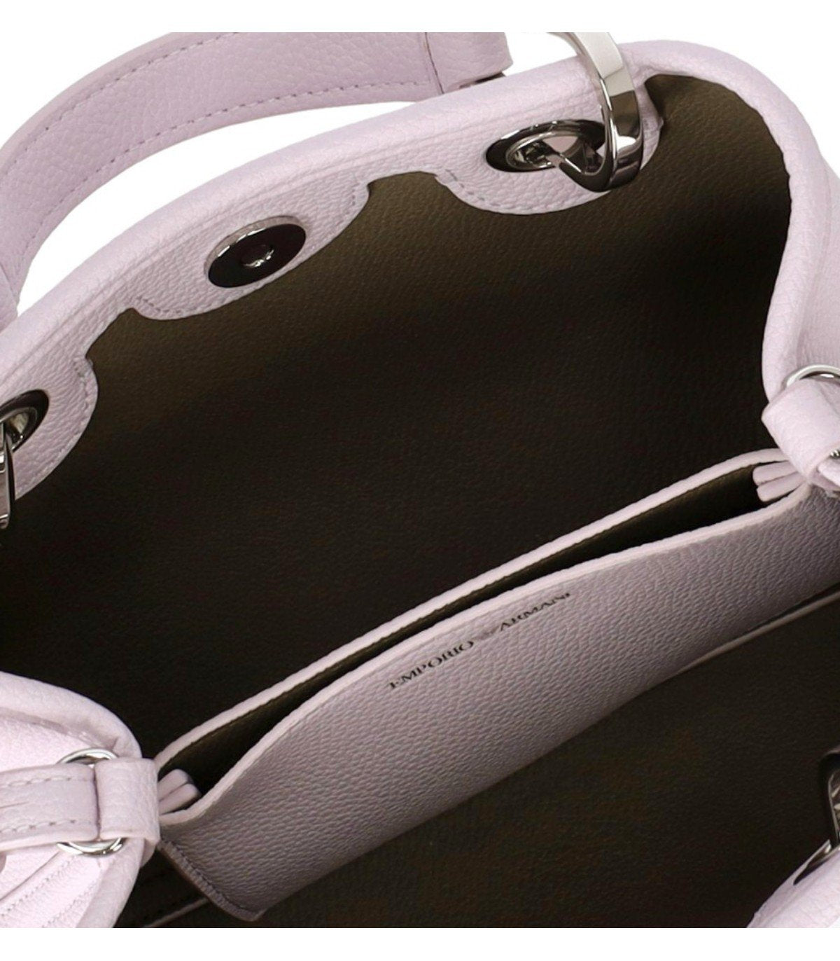 EMPORIO ARMANI MYEA BABY PINK TERRA MINI SHOPPING BAG