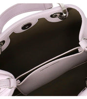 EMPORIO ARMANI MYEA BABY PINK TERRA MINI SHOPPING BAG