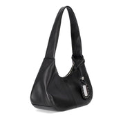 GANNI HOBO BLACK MEDIUM SHOULDER BAG