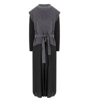 MAX MARA WEEKEND EBRO SCHWARZES 2-IN-1 KLEID