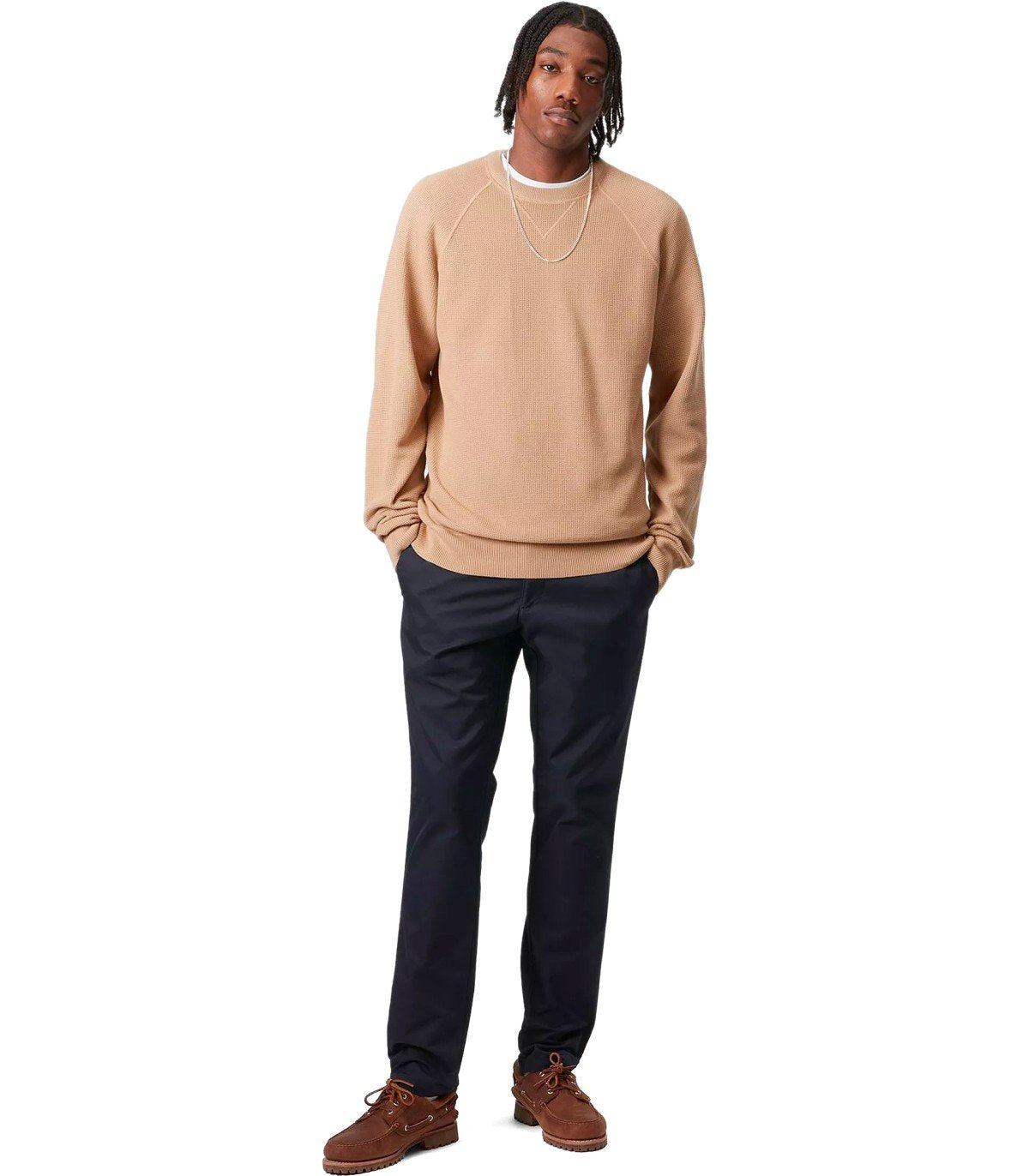 CARHARTT WIP SID DARK NAVY CHINO PANTS