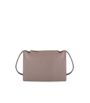 FURLA NUVOLA S STUCCO GRAY CROSSBODY BAG