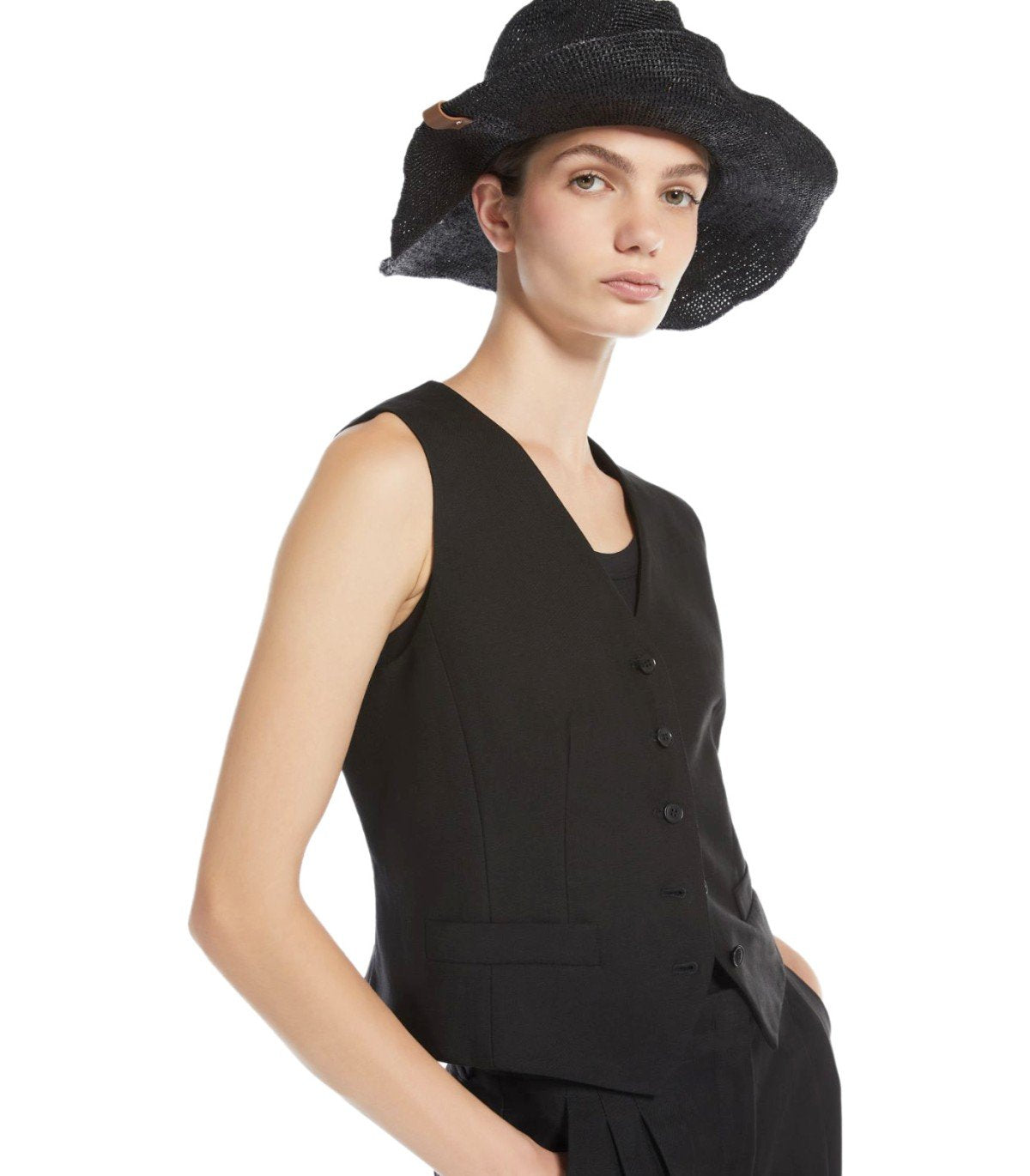 MAX MARA WEEKEND PACE BLACK VEST