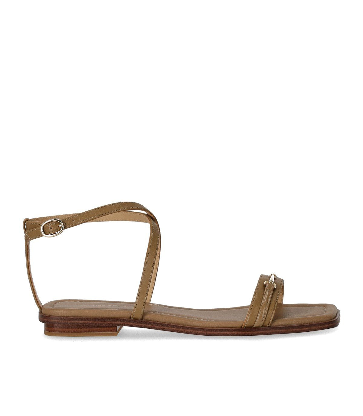 MICHAEL KORS LENA BEIGE FLAT SANDAL