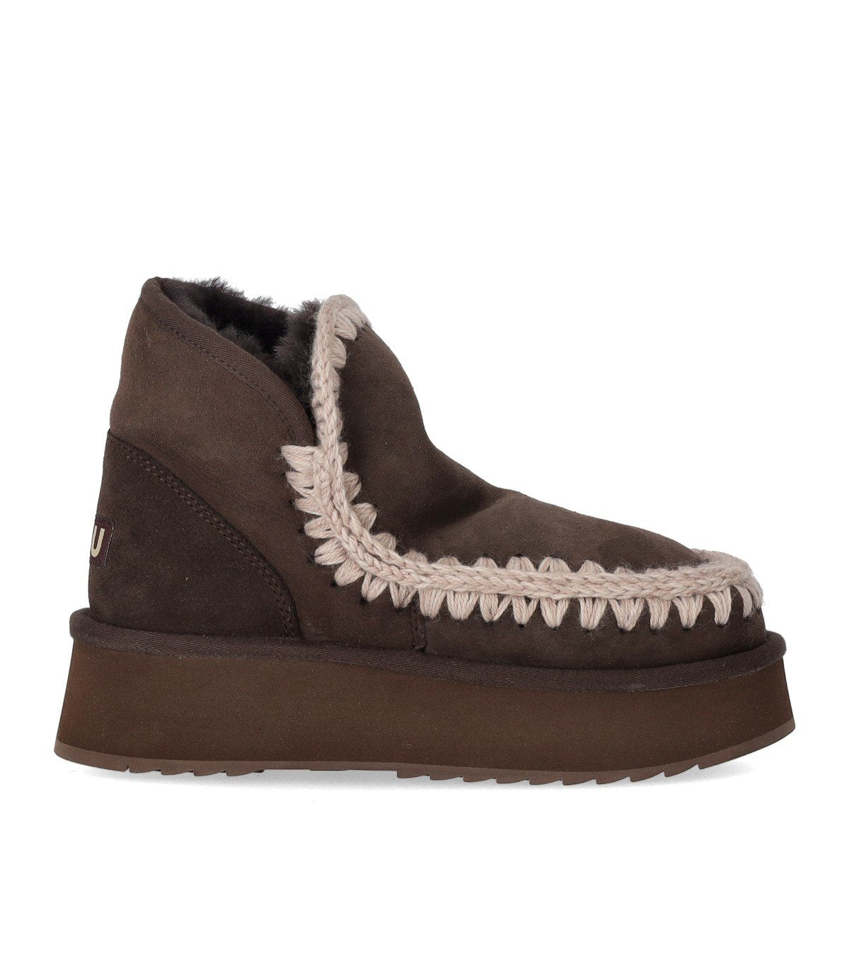 MOU MINI ESKIMO PLATFORM MOCHA BOOT