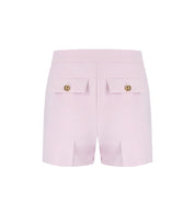 ELISABETTA FRANCHI QUARZO SHORTS WITH HORSEBIT