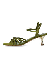 NCUB MAMY GREEN HEELED SANDAL