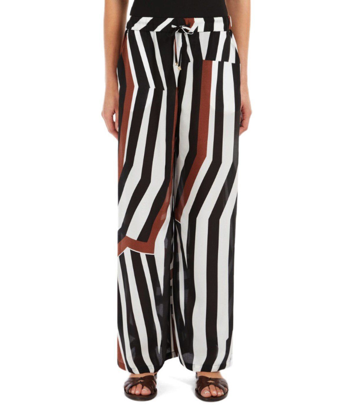 PANTALONE TROPEA CACAO MAX MARA BEACHWEAR