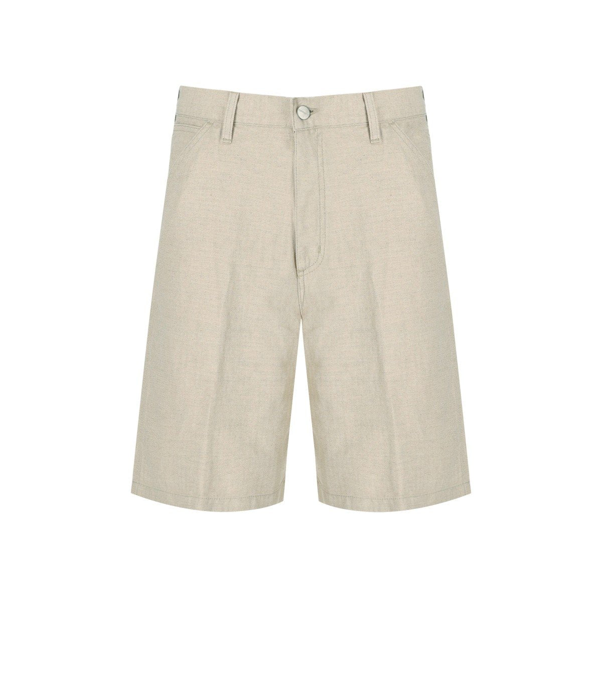 CARHARTT WIP COOPER HERRINGBONE FLEUR DE SEL BERMUDA SHORTS