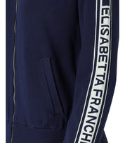 ELISABETTA FRANCHI OLTREMARE CARDIGAN MIT BANDS